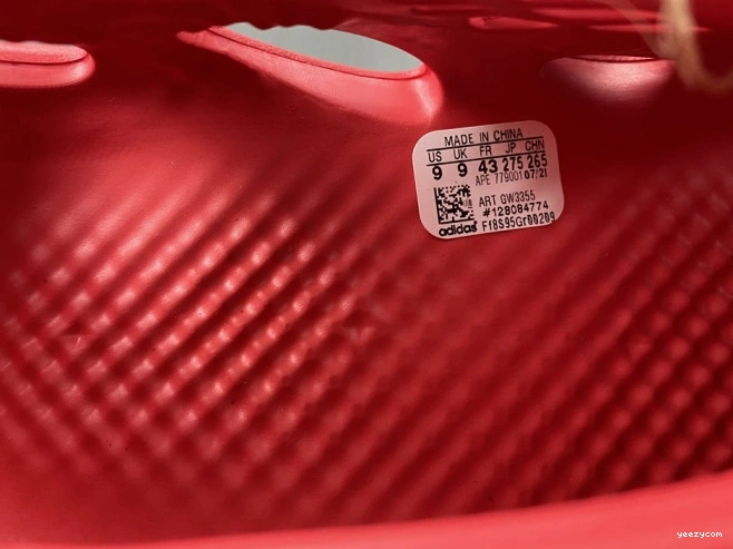 Yeezy CW3355 Adidas Foam Red 0707